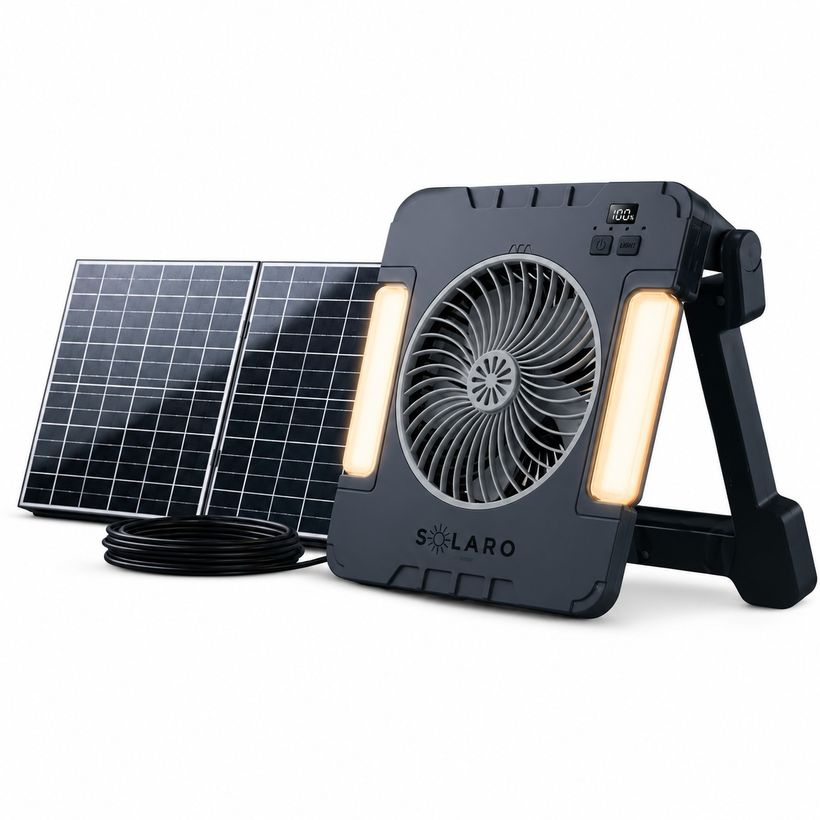 SOLARO FAN LIGHTS 3in1