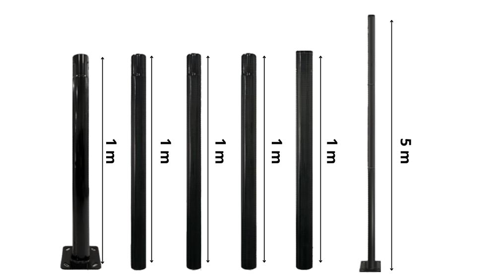 SOLARO 5 m pole